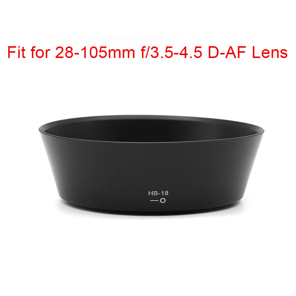 LinGo Bayonet Mount Lens Hood Replacement For Nikon AF 28-105mm f/3.5-4.5D HB18 HB-18 Camera Mount Lens Hood