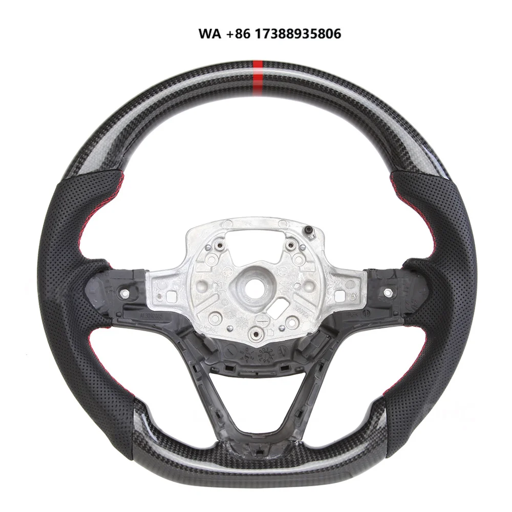 Custom Car Steering Wheel Real Carbon Fiber Fit for I8 Carbon Fiber Steering Wheel