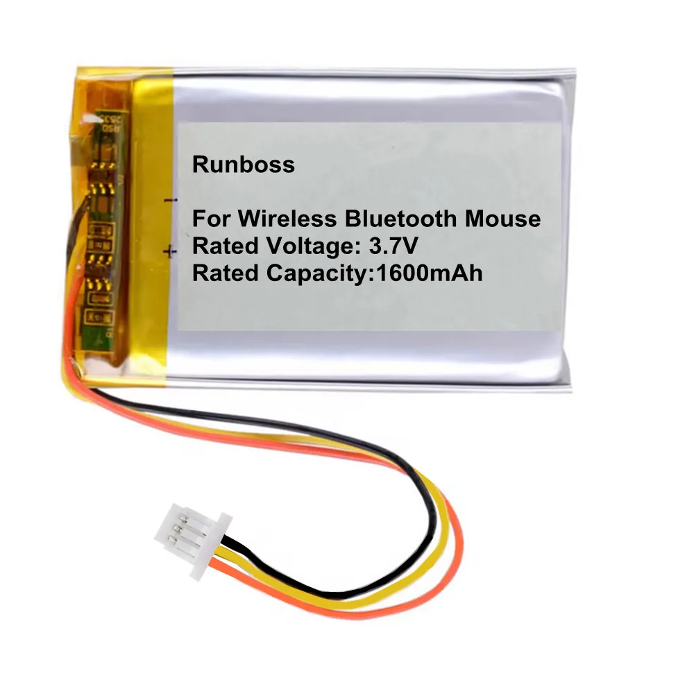 1600mAh 3.7V Wireless Bluetooth Mouse Battery For Corsair DARK CORE RGB PRO SE / IRONCLAW RGB