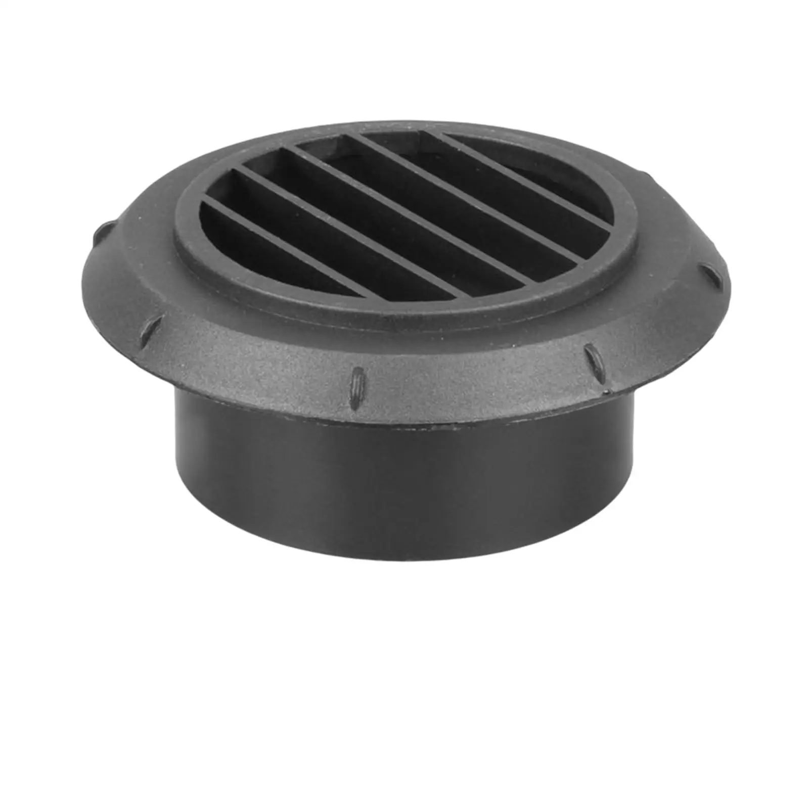 

75mm Air Vent Outlet Grille Flat 360 Degrees Rotation Black Parts Universal Heater Duct Air Vent Outlet for Bus Auto RV Car