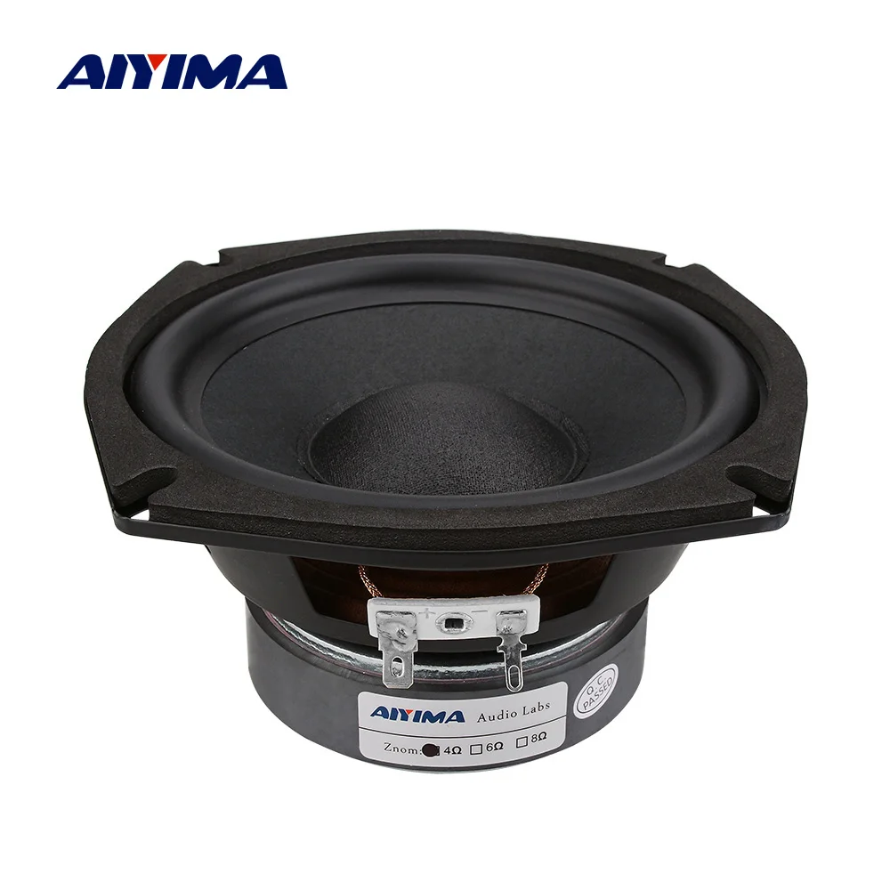 New AIYIMA 5.25 Inch Subwoofer Speaker Sound Driver 4 8 Ohm 120W Speaker Column Home Theater Hifi Power Woofer Music