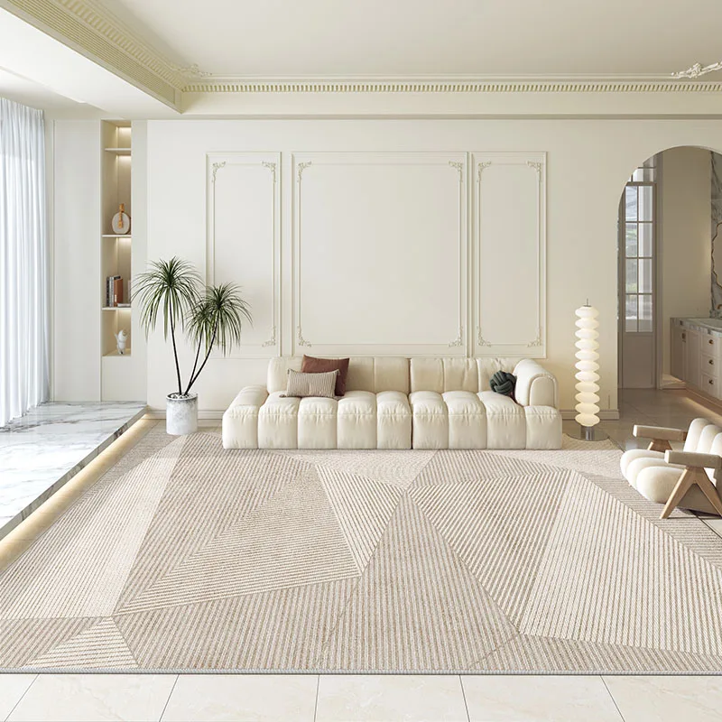 

Modern Minimalist Carpets for Living Room Cream Style Bedroom Decor Carpet Large Area Thicken Study Rug Home Anti-slip Floor Mat