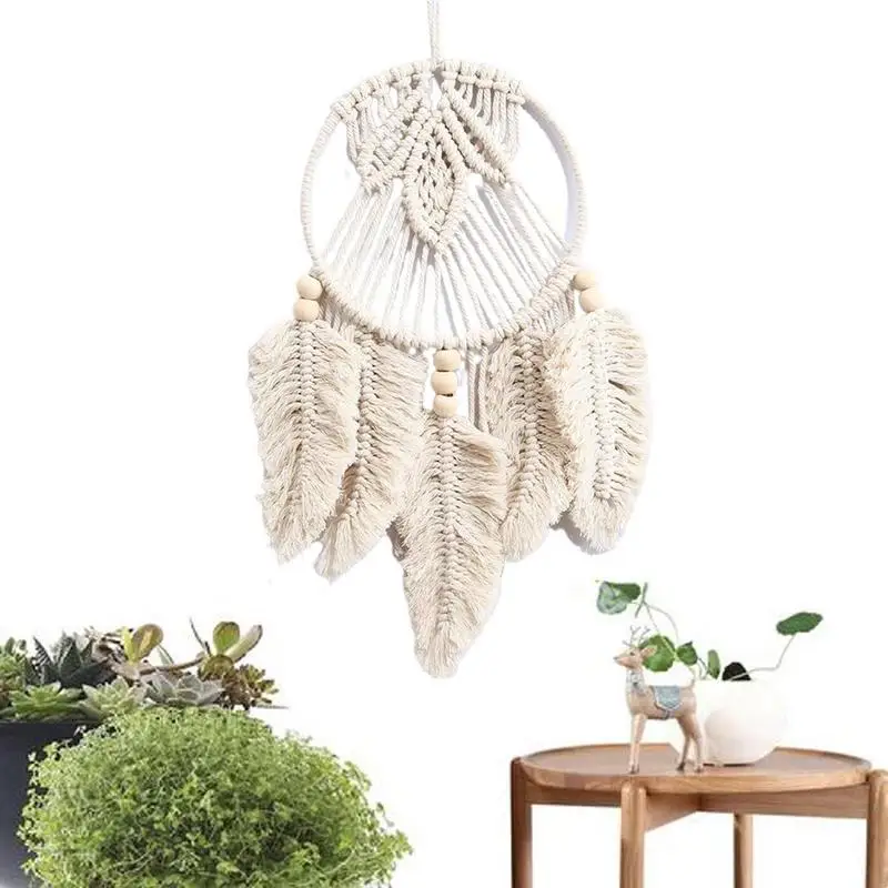 

Dream Catcher Tapestry Handwoven Wall Pendant Hanging Tapestry Macrame Pendant Home Bedroom Decoration Dreamcatcher