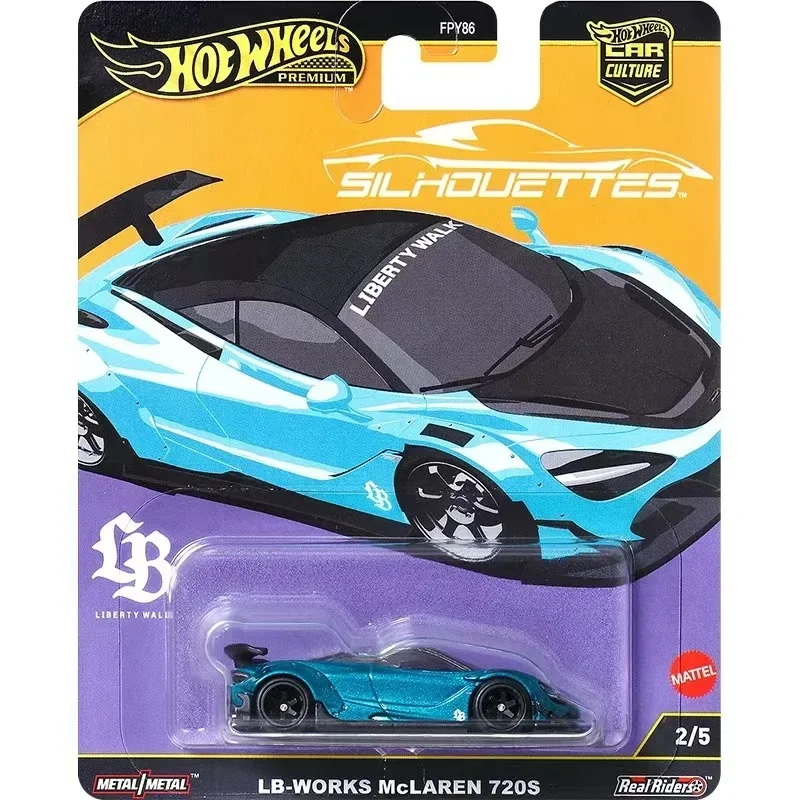 سلسلة صور ظلية لثقافة السيارة من Hot Wheels نموذج سيارة 1/64 نيسان 300zx ماكلارين 720s بورش 930 نموذج سيارات للأولاد مجموعة هدية