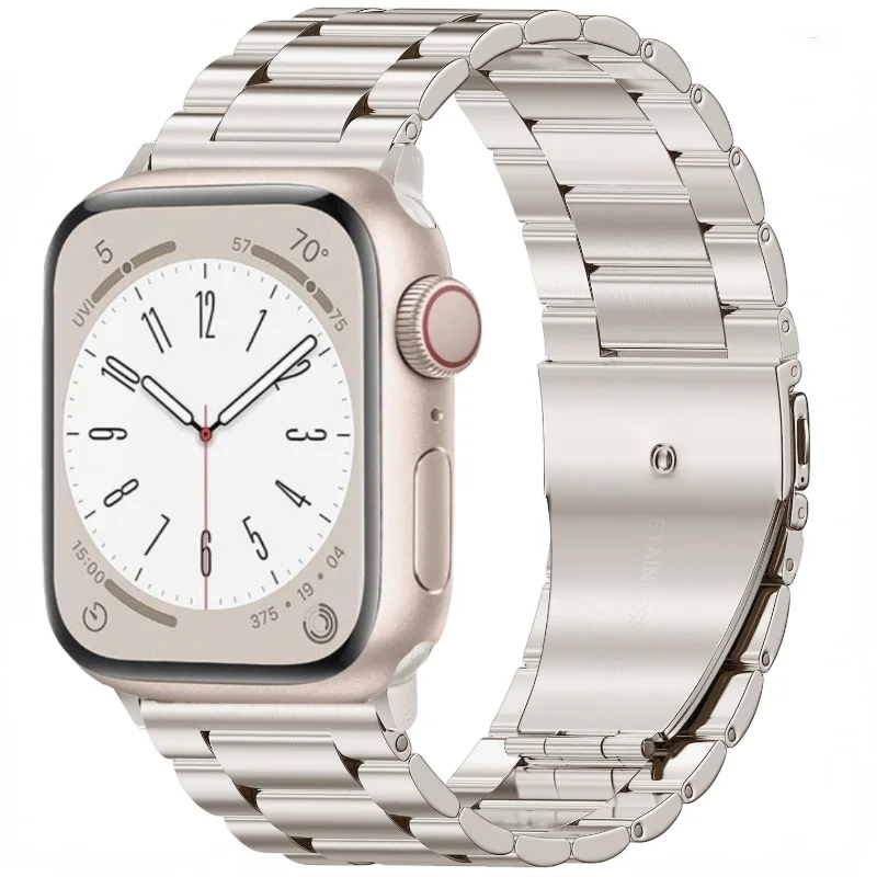 Metallarmband für Apple Watch 10 46 mm 42 mm Ultra/2 49 mm 9 8 7 45 mm 41 mm Edelstahlarmband für iWatch 6 5 4 3 SE 44 mm 40 mm