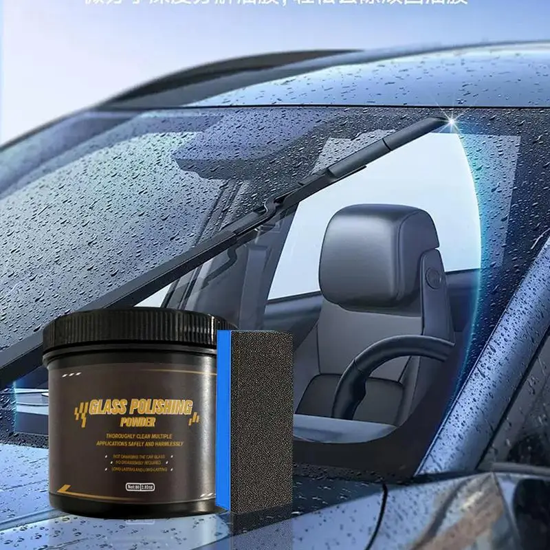 Windshield Polishing Powder Oil Film Remover Polisher Powder For Auto Window Automotive Glass Polishing Powder For Front