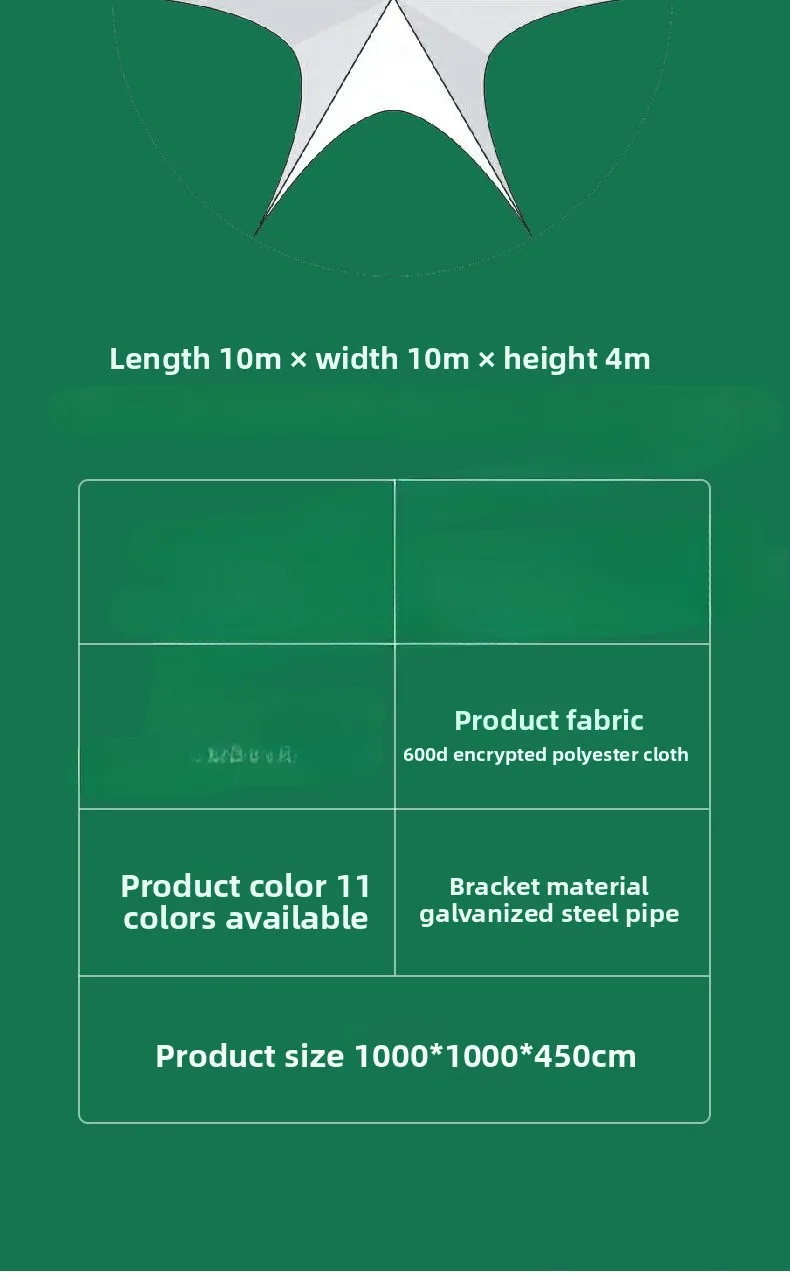 Outdoor rain hexagonal tent canopy picnic beach