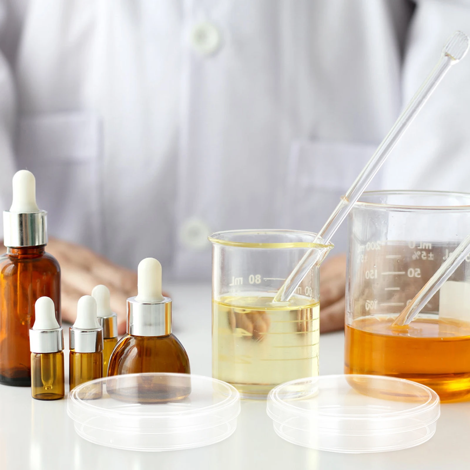 

10 Pcs Petri Dish Bacteria Plate Culture Plates Clear Experiment Sterile Autoclavable Cell Lab Dishes