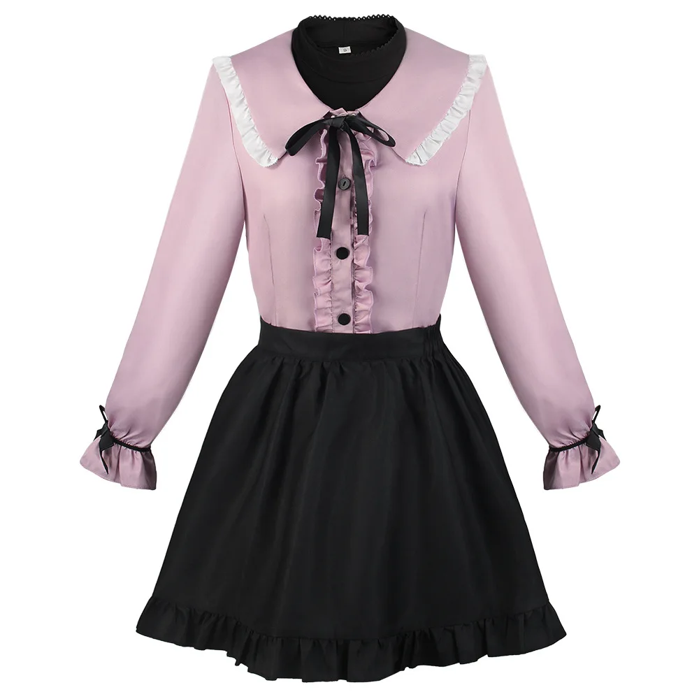 Halloween Anime Cosplay Costume Cos Costume Vampire Cosplay Loli Suit Lace Collar Shirt Skirt Set 348