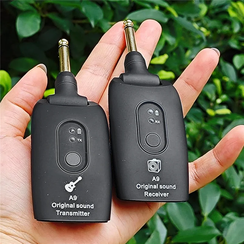 

A69P-2.4Ghz Wireless Guitar System Rechargeable Audio Wireless Transmitter Receiver For Electric Guitar Bass