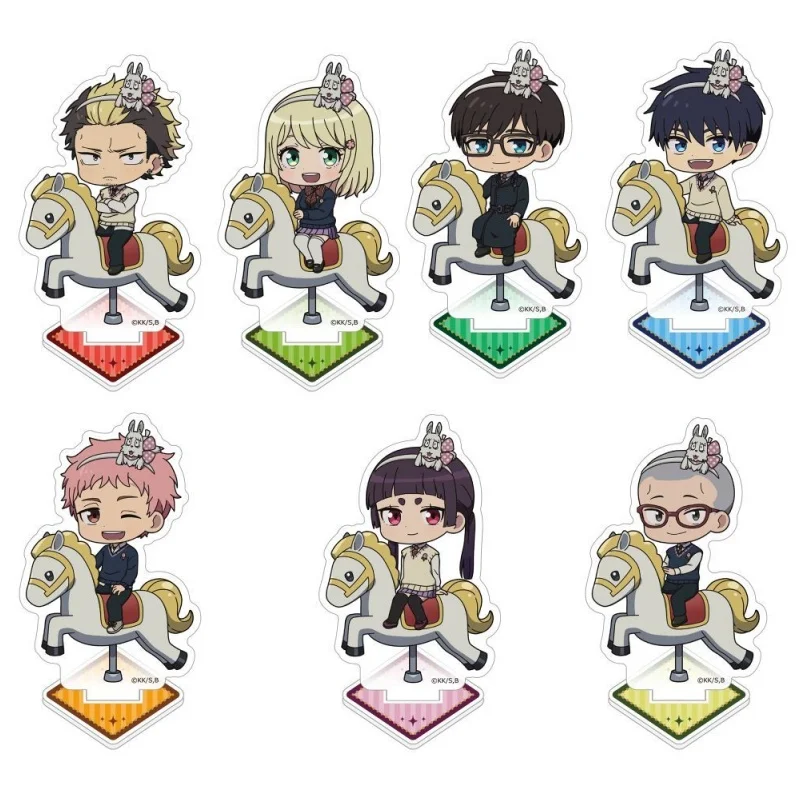 

10cm Cute Anime Q Edition Mini HD Figure Ao no Exorcist Serie okumura Acrylic Stand Model Plate Desk Decoration Fans Gifts