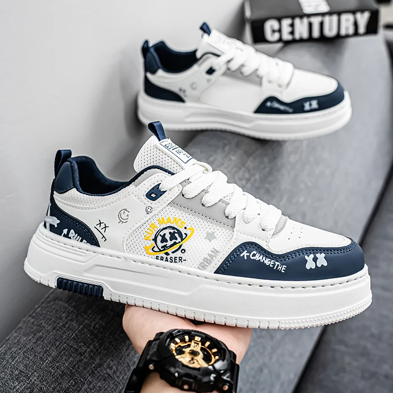 

Fashion Designer Skateboard Shoes Men Streetwear Hip Hop Sneakers Men Luxury Platform Skateboard Sneakers Man Basket Homme