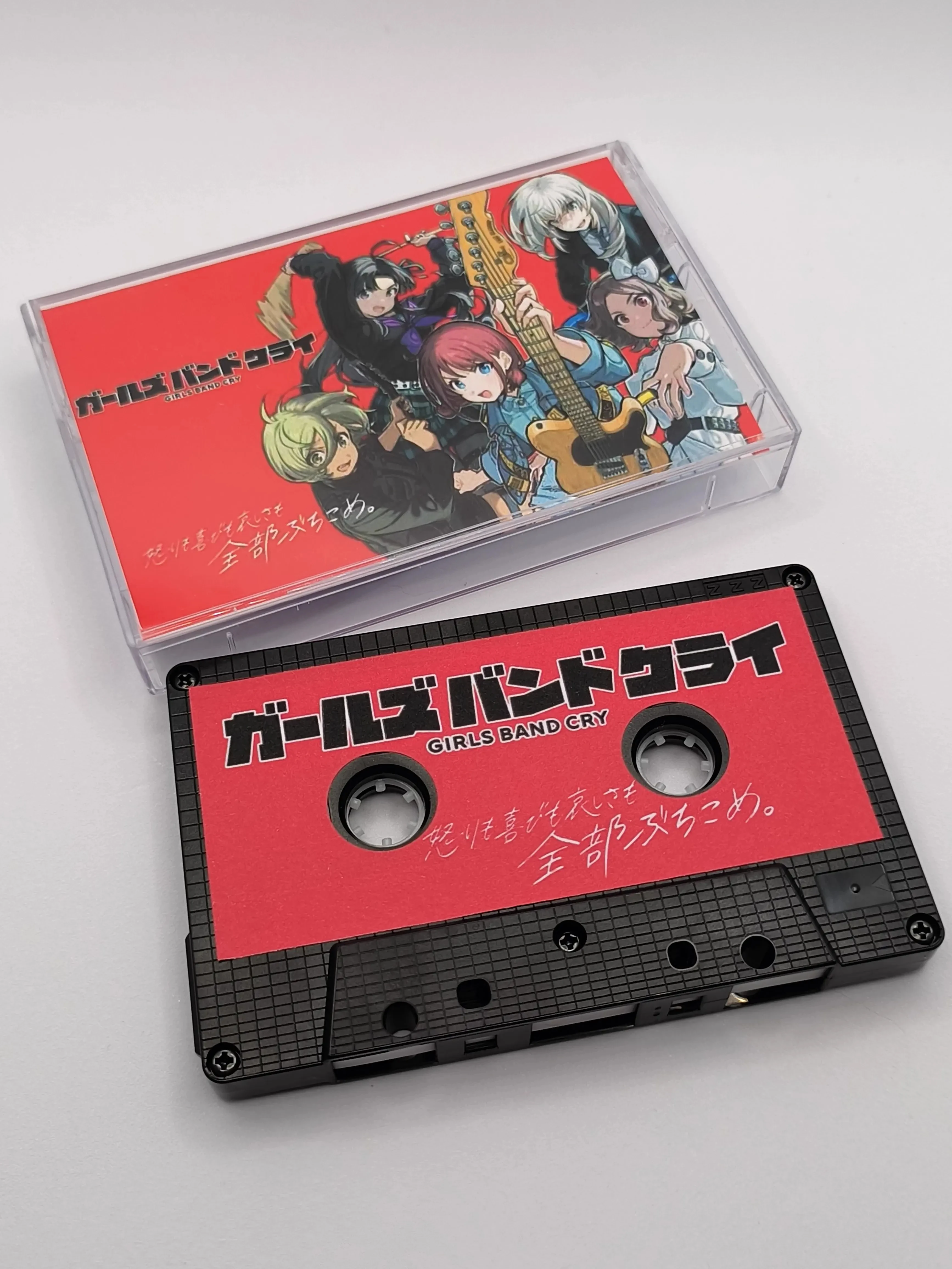 Anime GIRLS BAND CRY NINA ISERI Music Tape Greatest Hits OST Album Cassettes Cosplay Recorder Car Party Music Soundtracks Box