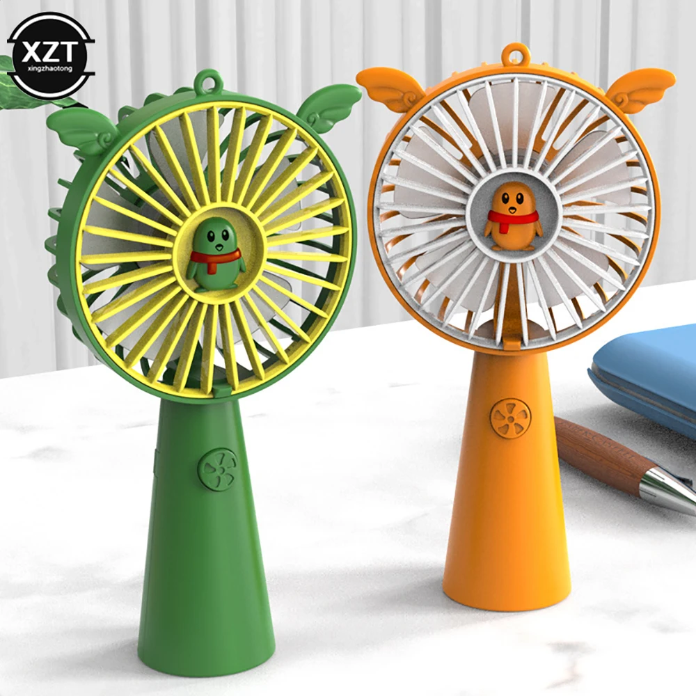 NEW USB Handheld Fan Portable Small Fan Mini Charging Super Silent Student Dormitory Outdoor Wind Portable Fan Summer Gift