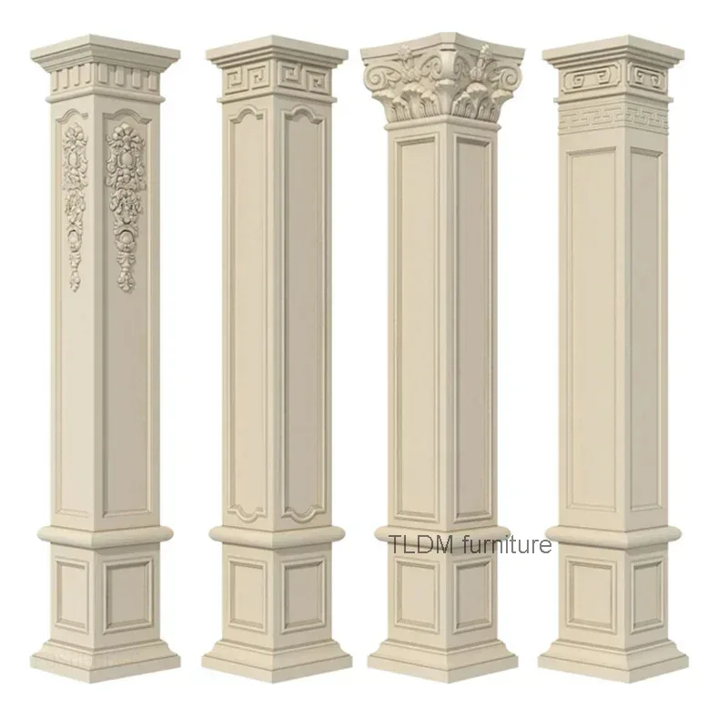 

Креативная форма для головы квадратной колонны для римских колонн, европейская пластиковая модель здания, удобный дизайн, форма для квадратного пирса для ворот A
