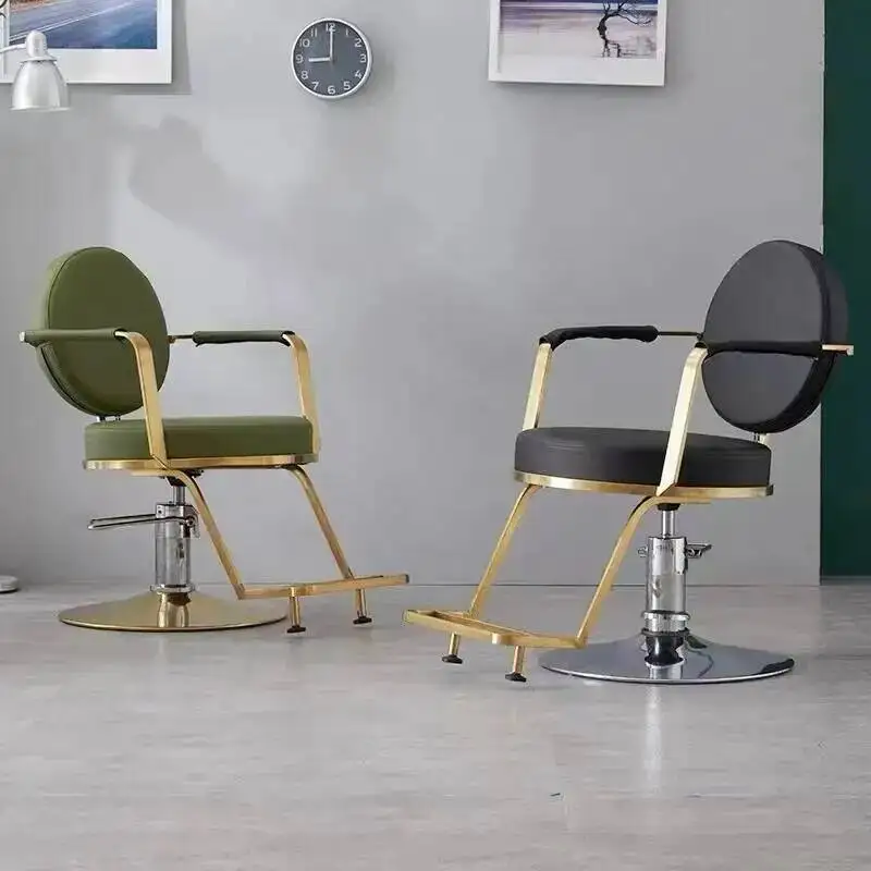 Spa Professional Barber Chair Stool Nail Cosmetology Beauty Salon Chair Hairdresser Ergonomic Taburete Barbershop Furniture AA