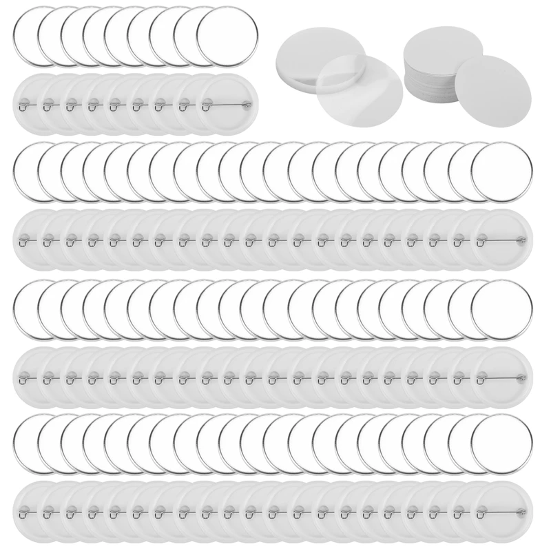 

Blank Button Badge Parts For Button Machine 58Mm Button Parts, Circular Badge Blank Button Pins-T02C