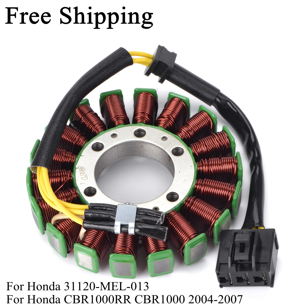 

Motorcycle 31120-MEL-013 Generator Stator Coil Fit for Honda CBR1000RR CBR1000 CBR 1000 RR 1000RR 2004 2005 2006 2007