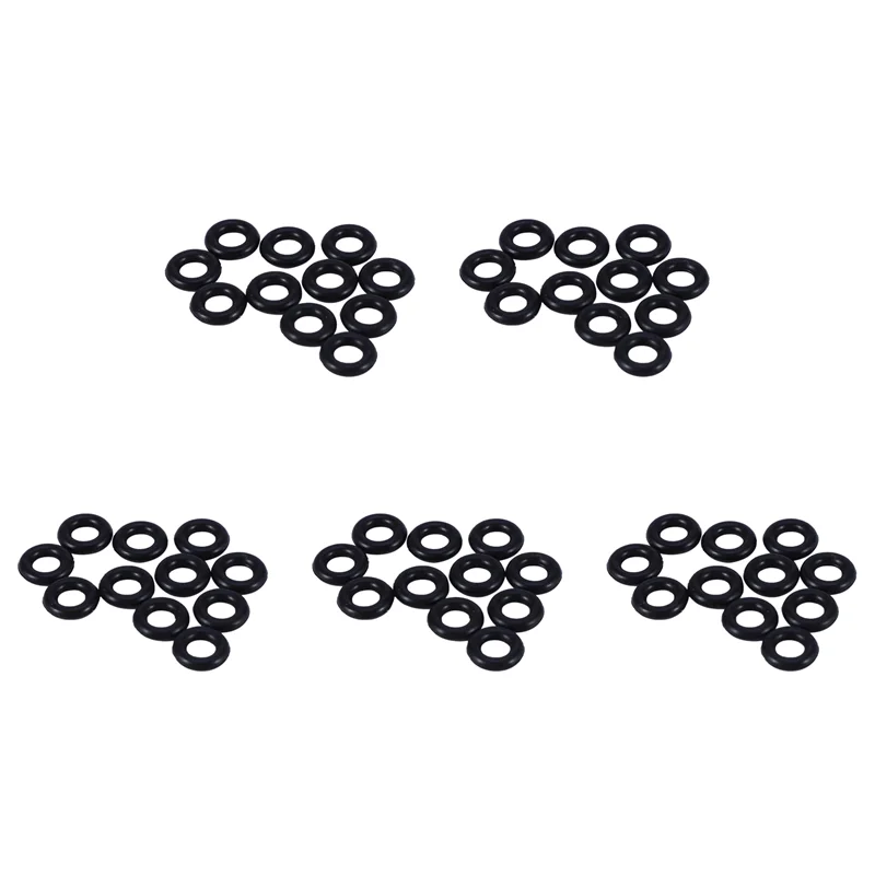 

A36T-50 Pcs Black Rubber Oil Seal O Shaped Rings Seal Washers 8 X 4 X 2 Mm