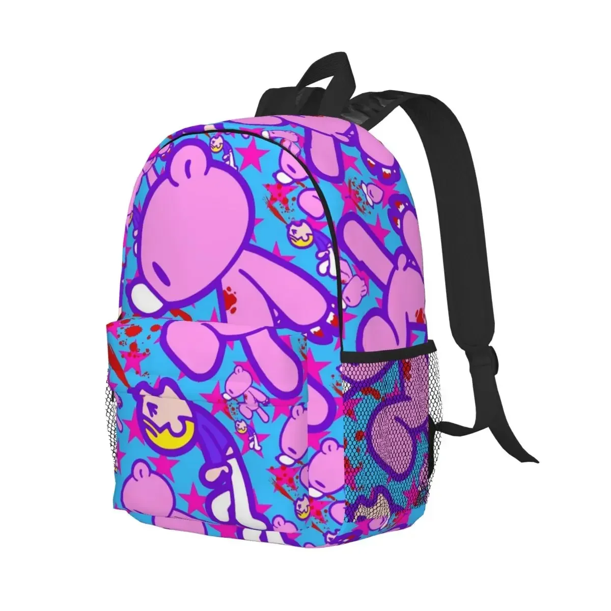 

G-Gloomy-S B-Bear-S Cartoon Manga Backpack Student Boys Girls BookBag Kids School Bag Computer Shoulder Bags for Men Women