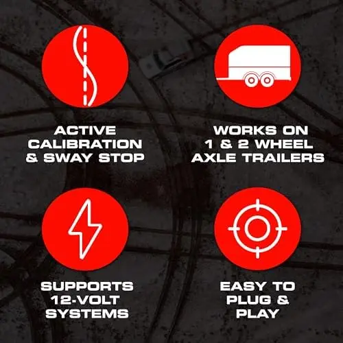 

REDARC Tow-Pro Liberty Trailer Brake Controller for Tundra & Tacoma – Plug & Play, 12V, Proportional Braking