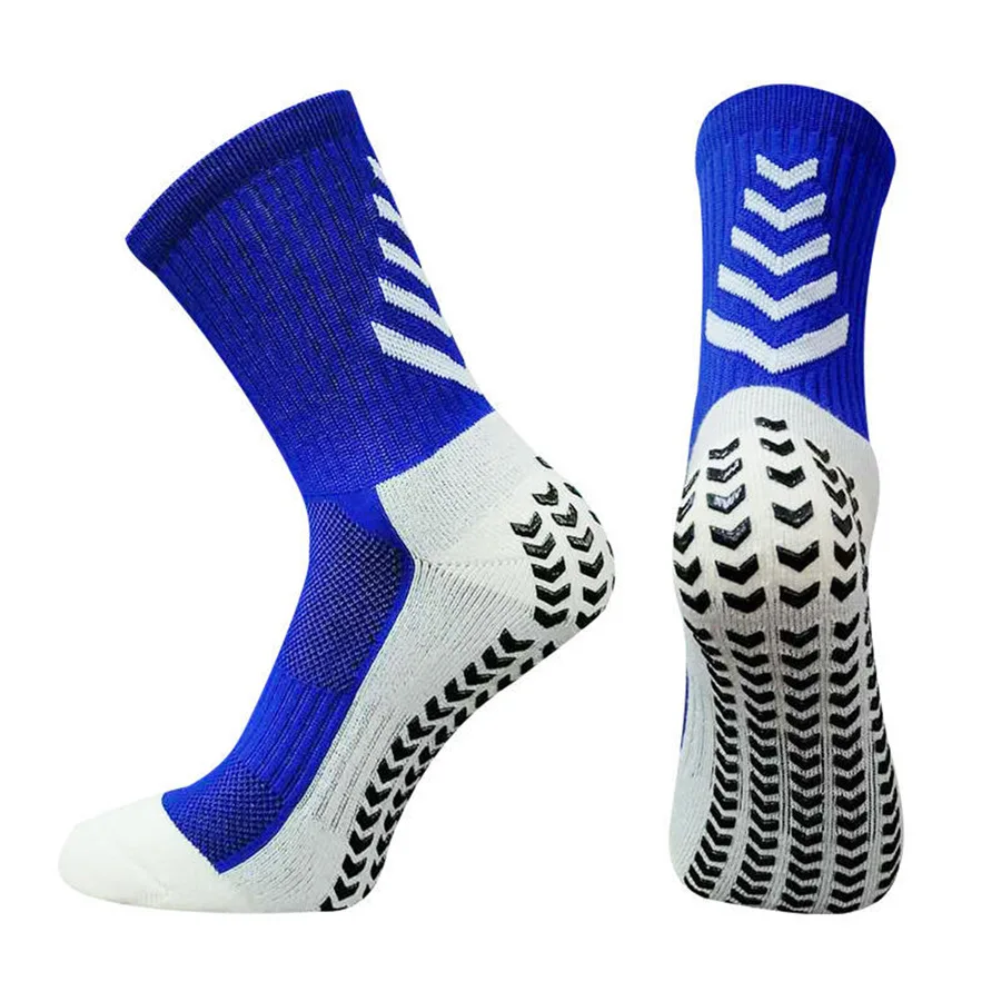 Football Socks Men Athletic Non Slip Soccer Socks Cushioned Breathable for Running Yoga Basketball Hiking Sports Grip Socks