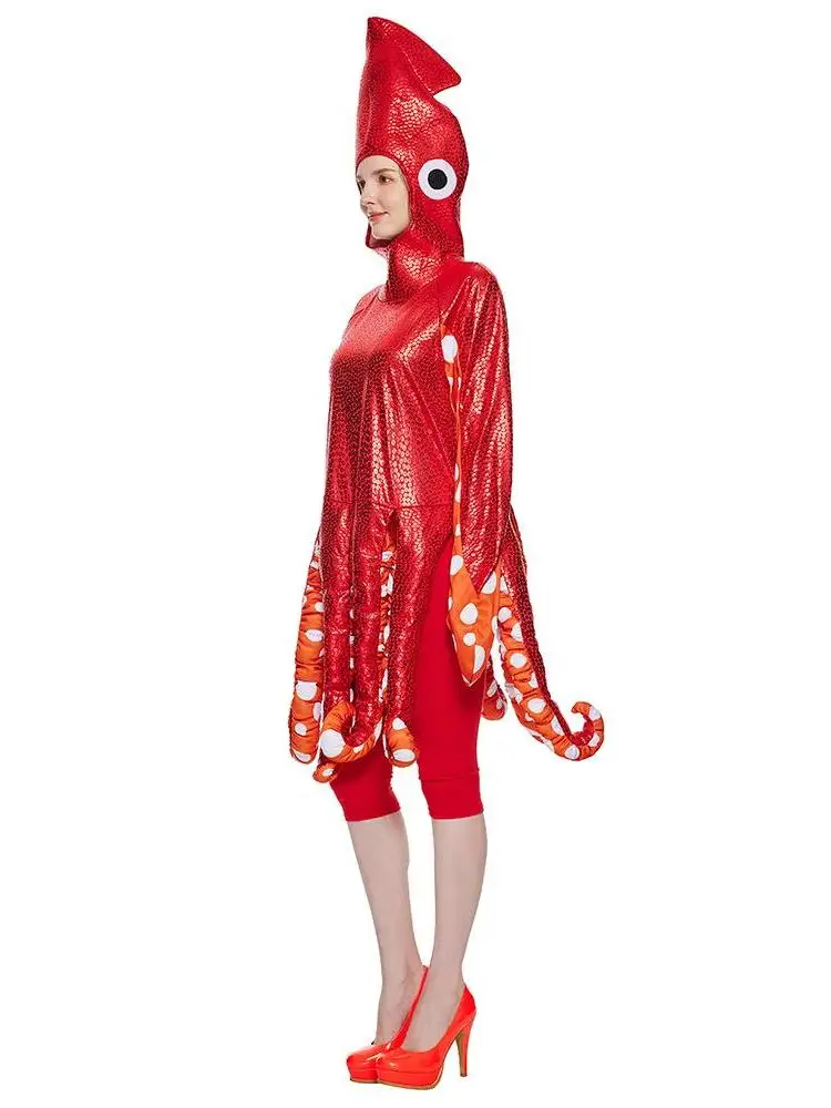 

Halloween Adult Cosplay Octopus Costume Jumpsuit Inky Stage Performance Wear Ladies' Ethnic Fashion Spring 2026