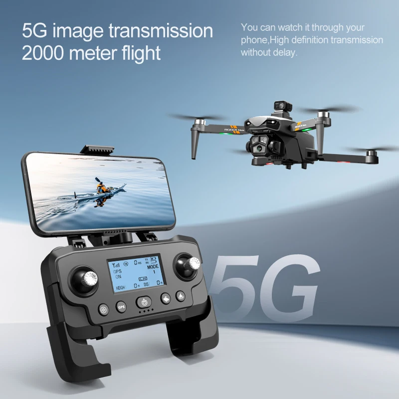 RG601 MAX 카메라 장착 드론, 8K HDR GPS 드론, 브러시리스 5G 와이파이 FPV RC 쿼드콥터, 옴니 레이저 장애물 회피 UAV, 성인용