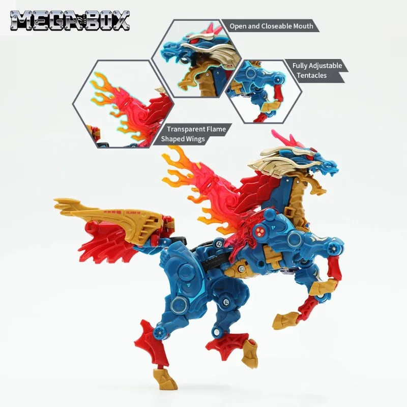 52 jouets MegaBox Kirin déformation jouets figurine d'action, personnage d'anime transformant des jouets de conversion à collectionner