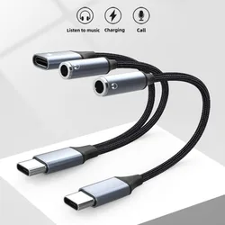 Type-C 3.5 Jack Audio Cable USB C To 3 5 MM Jack Aux Adapter Phone Accessories Cabo Adaptador USB Tipo C USB C Adapter HeadPhone