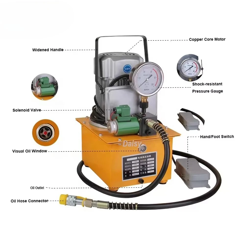 Portable Single‑Acting Hydraulic Power Pack Unit Power Station 10000 PSI High Pressure With Hand Foot Switch for Industrial