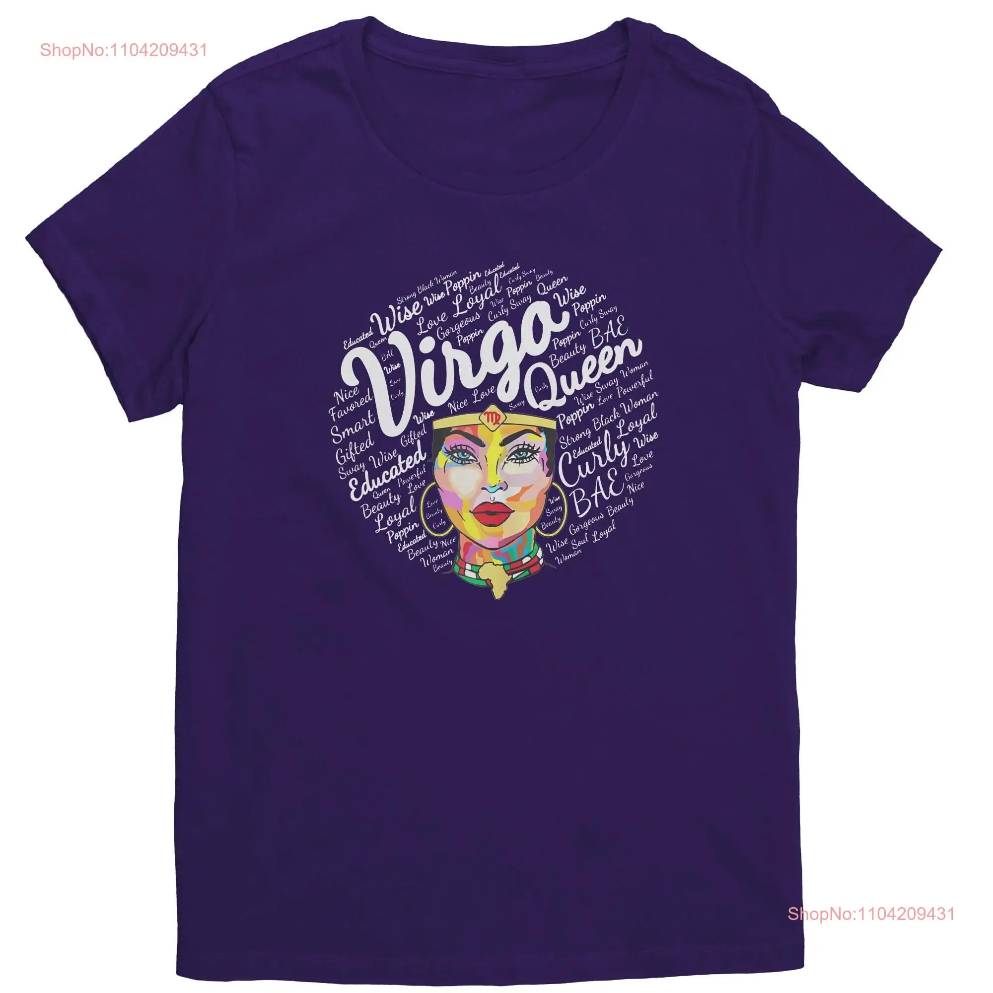 VIRGO QUEEN T SHIRT long or short sleeves