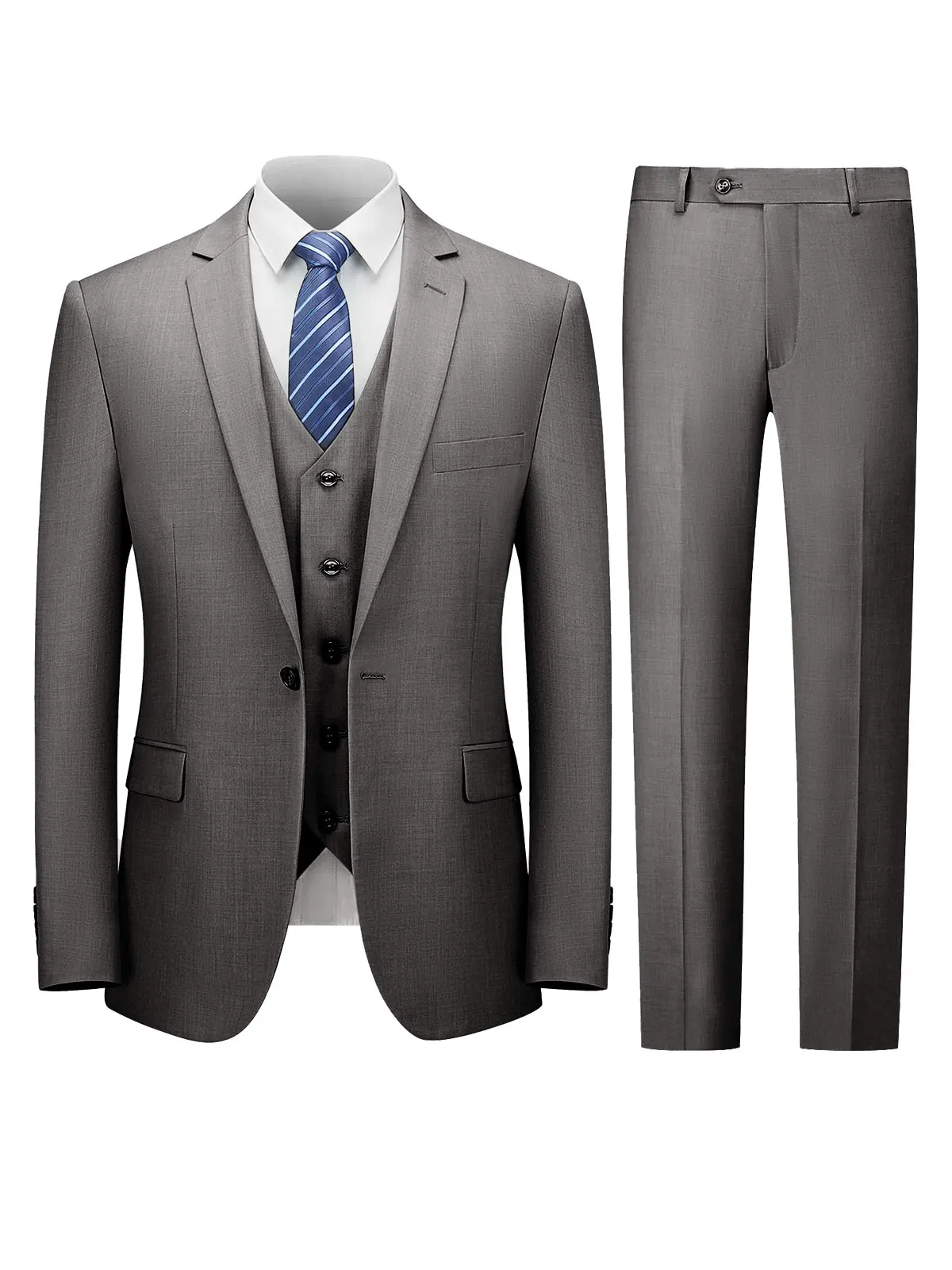 

Men's 2025 Slim-fit Business Suit Luxury Men's High-end Work Customized Formal Blazer 3 Pieces(Jacket+Vest+Pants) Wedding Party
