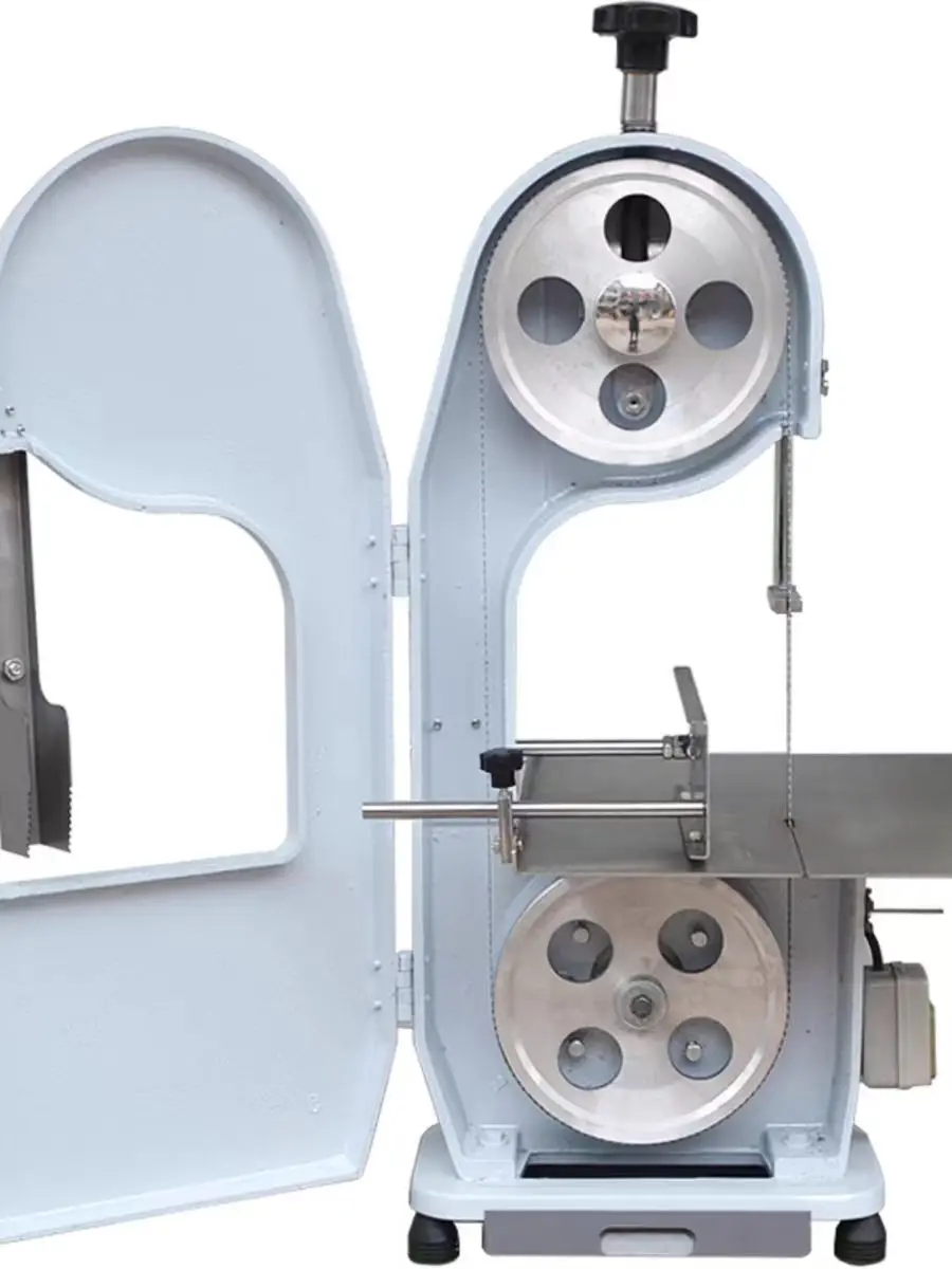 1100W Electric Meat Slicer New 220V Bone Saw Machine With 2 Removable Bandsaw For Restaurant And Farm Motor As Core Component
