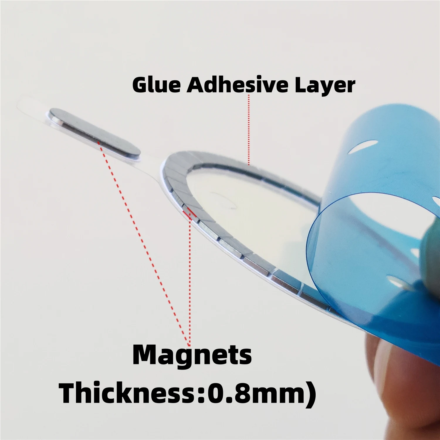 1 إلى 3 حلقة مغناطيسية حقيقية لشاحن Magsafe اللاسلكي آيفون 16 برو ماكس 15 14 13 حافظة هاتف عالمية داخل ملصق مغناطيسي
