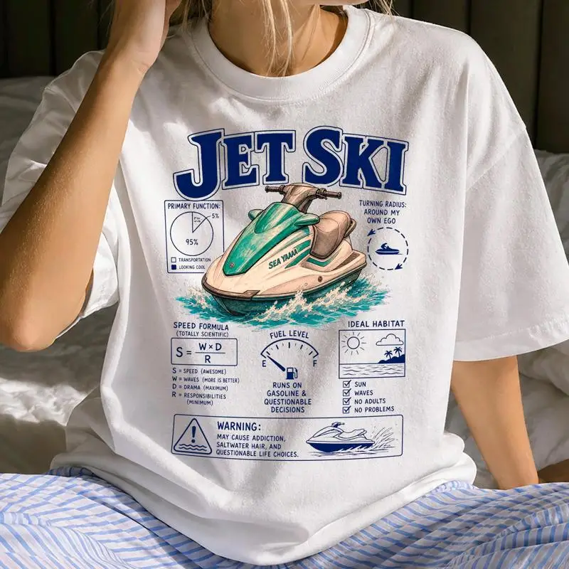 Funny Jet Ski Retro Sports T-Shirt