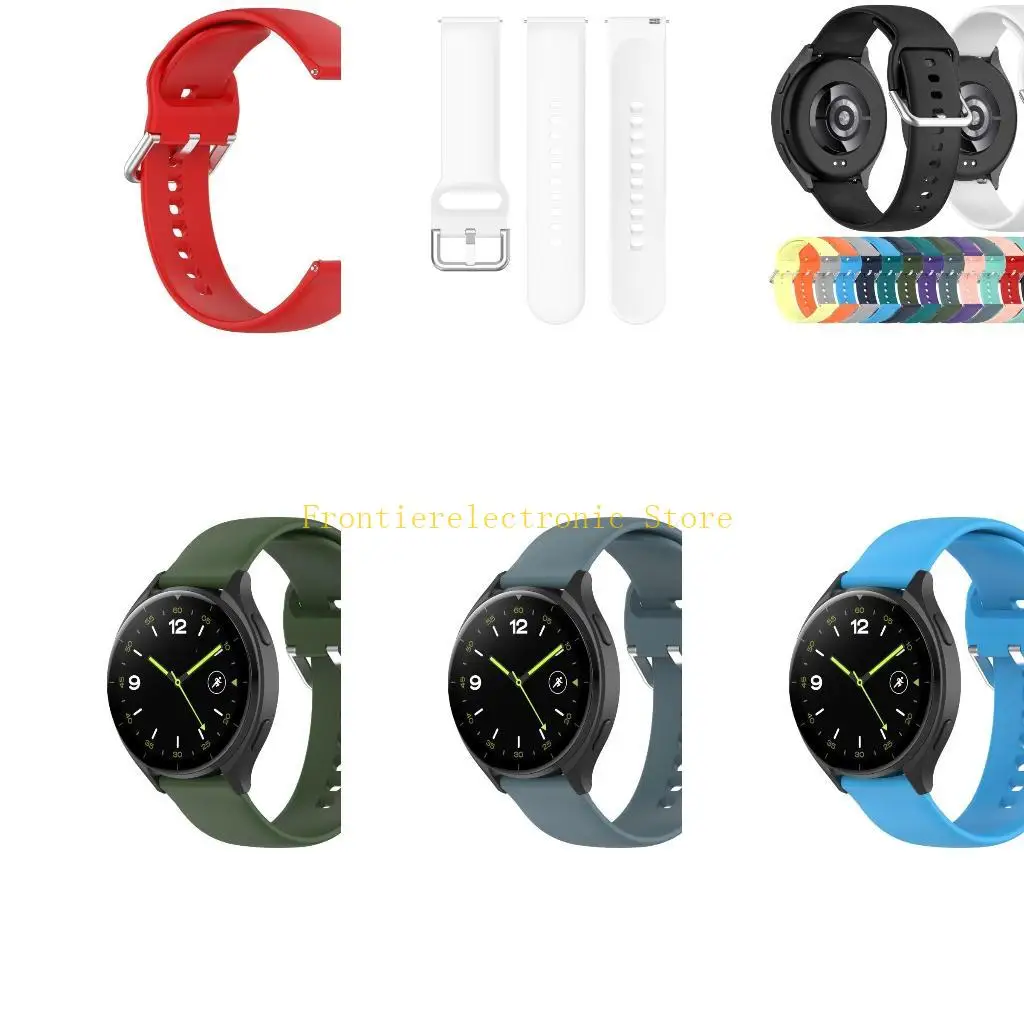 G8DB Silicone Bands for V9 Replacement Wrist Straps Quick Release Wristband Straps Sweatproof Watch Belt