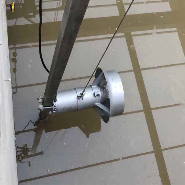 Roestvrijstalen dompelbare rioolwaterroerwerkpomp/roerder voor septische tank/onderwater dompelmixer