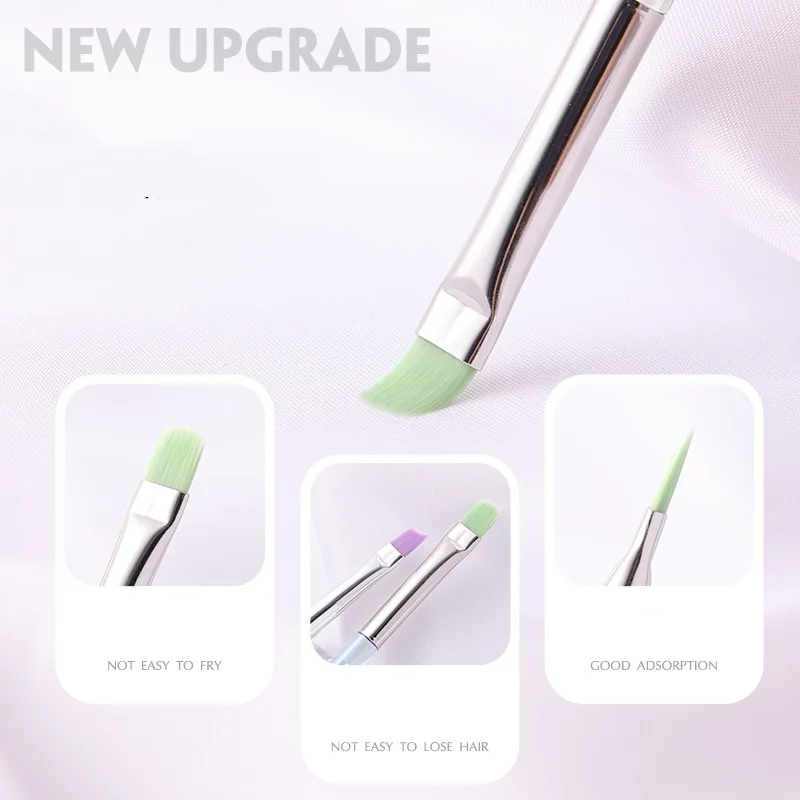 1PCS Candy Color Nail Art Liner Drawing Painting Nail Brush Set Acrylic Powder Carving UV Gel Extension Manicure Pen Tools