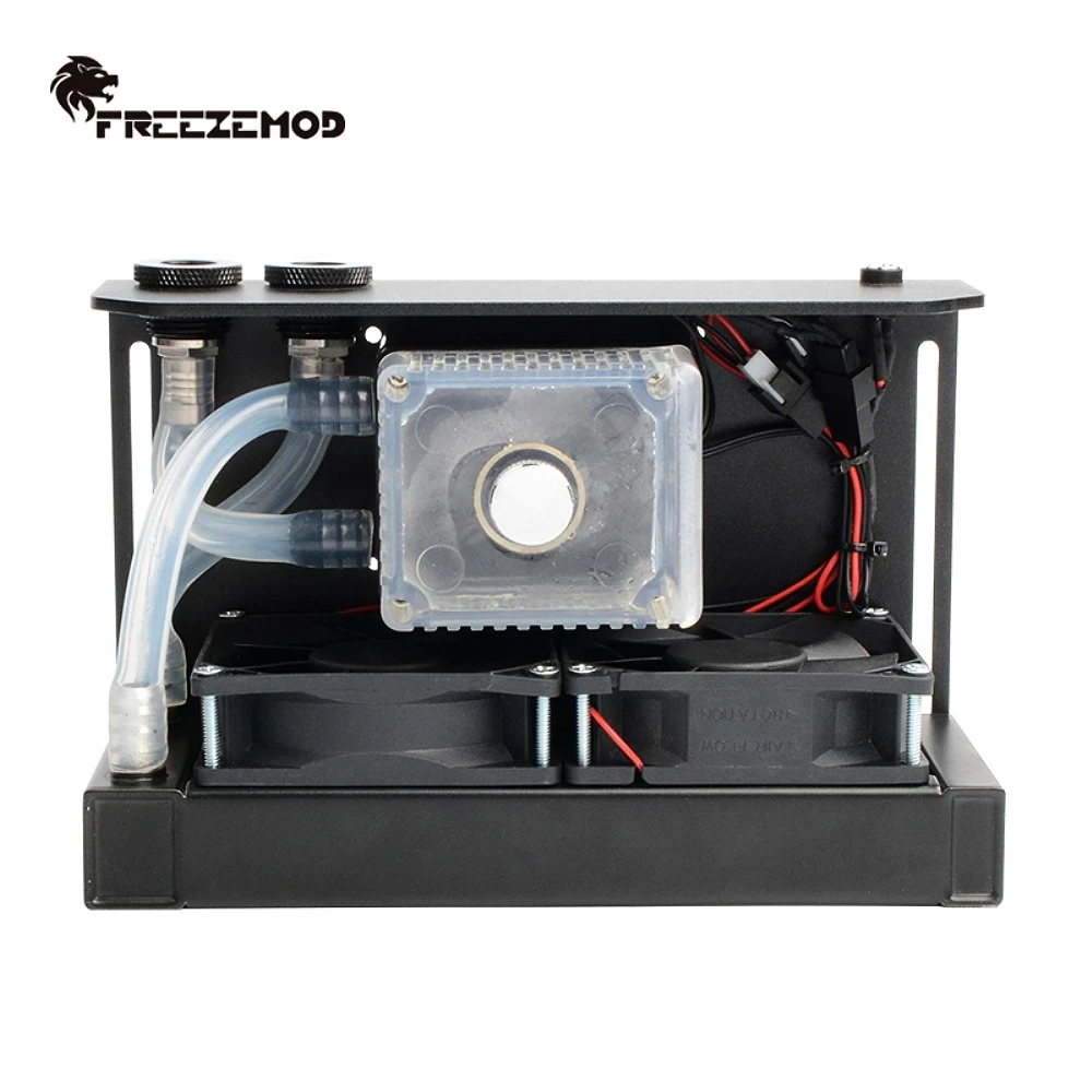 

FREEZEMOD Industrial Water Cooling Module 3D Printing Medical Small Laser 80mm Dual Fan AIO Laptop Liquid Cooler Kit