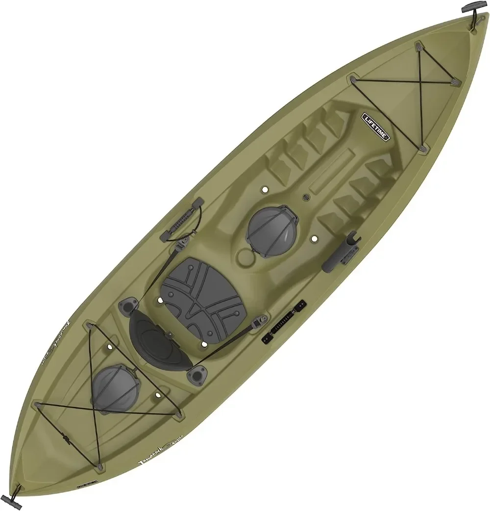 Afor Tamarack Angler Kayak Sit-On-Top, Oliva, 120"