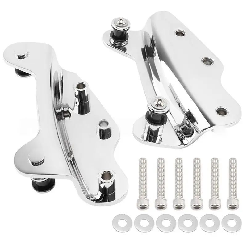 

N26R-For Davidson 2009-2013 Glide Street Glide Motorcycle Detachable Chrome Sissy Bar Rack