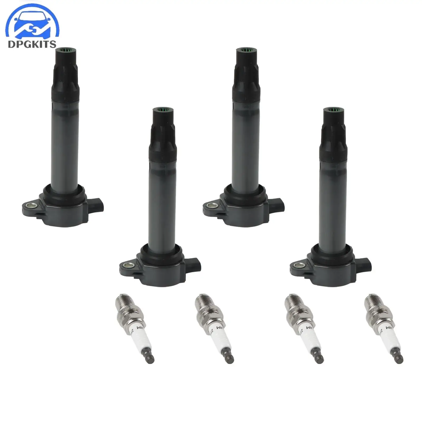 DPGKITS 4 шт. катушки зажигания + 4 шт. иридиевые свечи зажигания для Dodge Journey и Jeep Compass 2L 2.4L UF557 автомобильные аксессуары