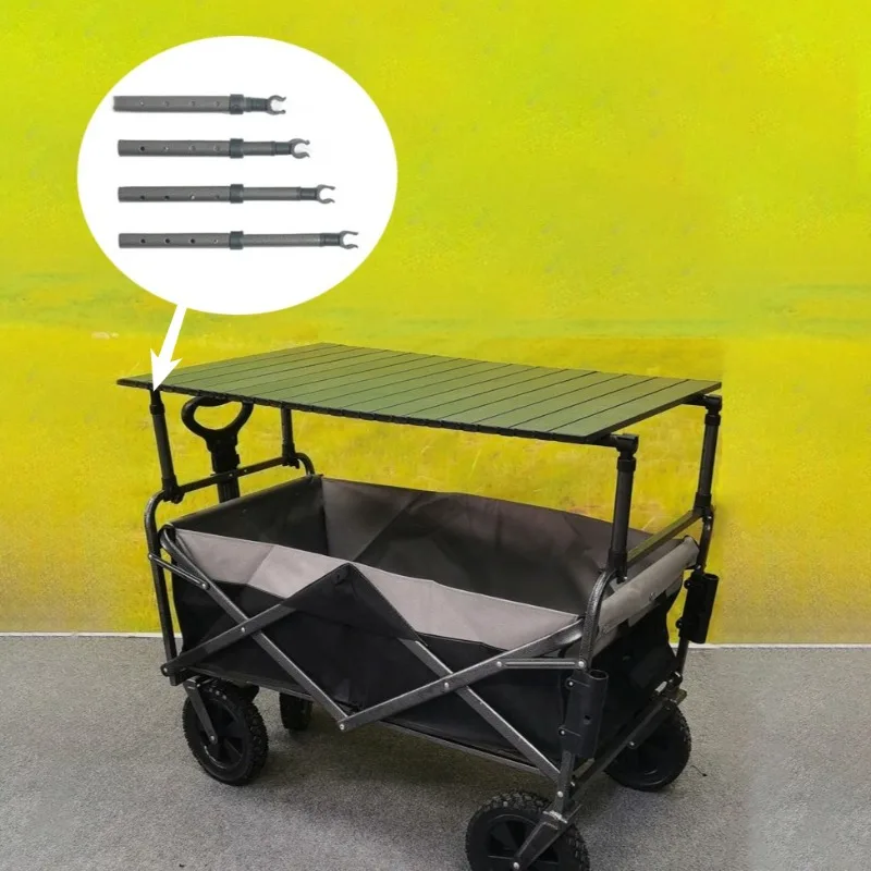 

Уличная тележка, шатун, портативная легкая настольная тележка, телескопическая штанга для кемпинга, уличные инструменты, аксессуары