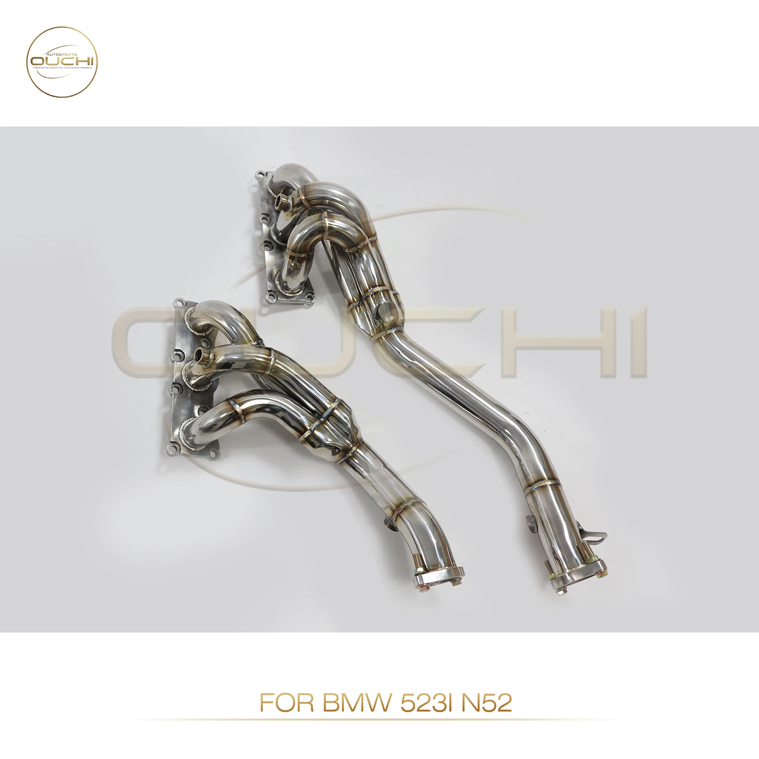 OUCHI Exhaust System High Flow Performance Headers for BMW 523i N52 With Heat Shield Racing Manifold