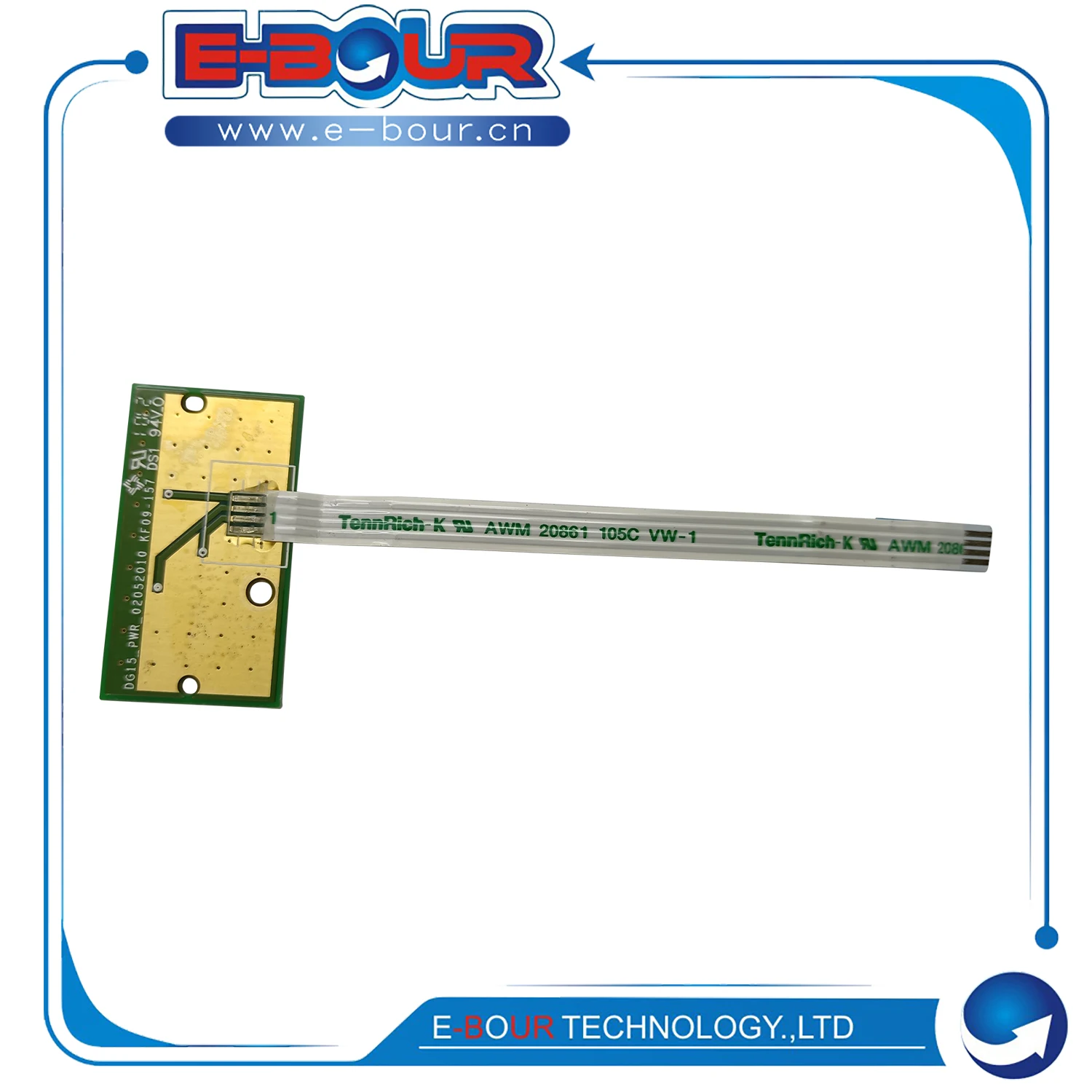 ملحقات إصلاح الكمبيوتر المحمول on/off التبديل ، ل de n5010 50.4hhh05. 001 ، لوحة زر الطاقة مع كابل الشريط المرن
