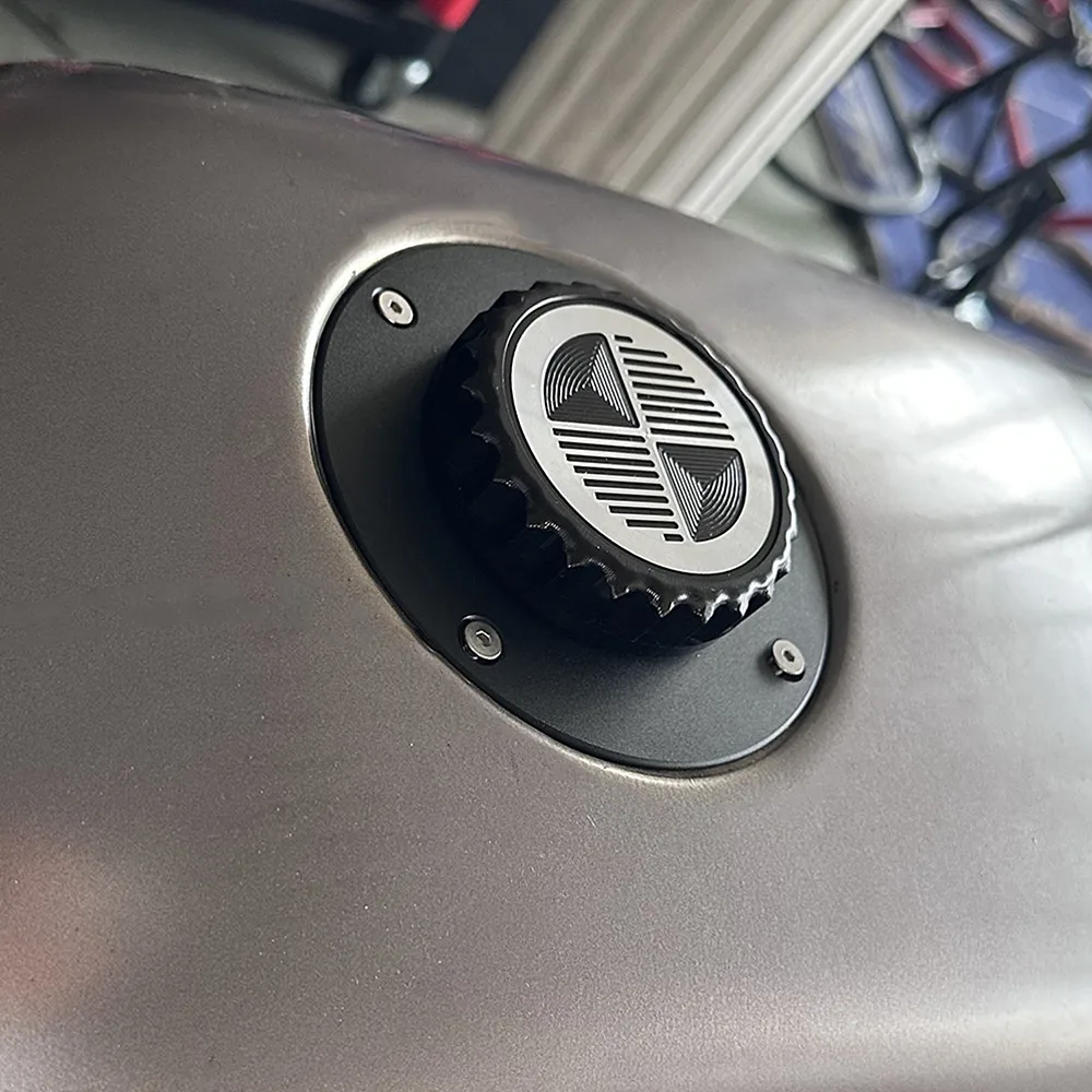 Für BMW K100 K100LT K100RS K100RT K100 K75 K1 CNC Aluminium Motorrad Kraftstoff Tank Tankdeckel Abdeckung Drehen öffnen Schnell Entfernen