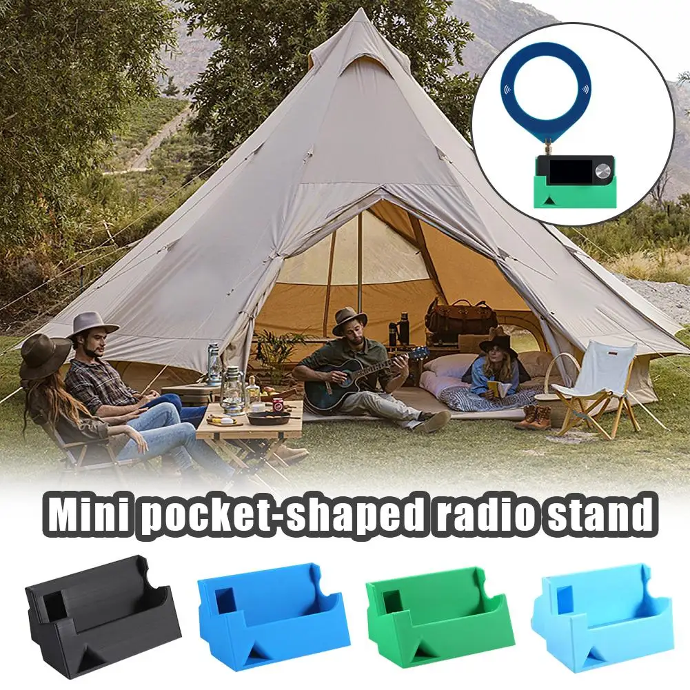 

Convenient 3D Print Radio Stand For ATS MINI SI4732 DSP with Built-In Sound Guide Groove Radio Special Stand Radio Accessories