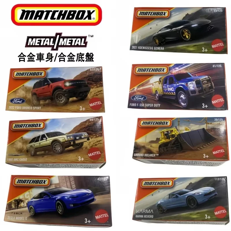 

100% Original Matchbox Car City Hero Transportation Series Vehicles Alloy Model Wheel Sports Car Collection Toys For Boy Gift