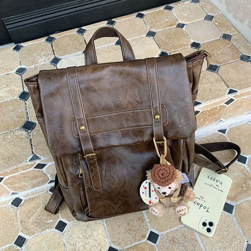 النمط الياباني JKUniform Preppy Style Backpack2024New ريترو حقيبة كلية طالب فئة المدرسية حقيبة ساعي